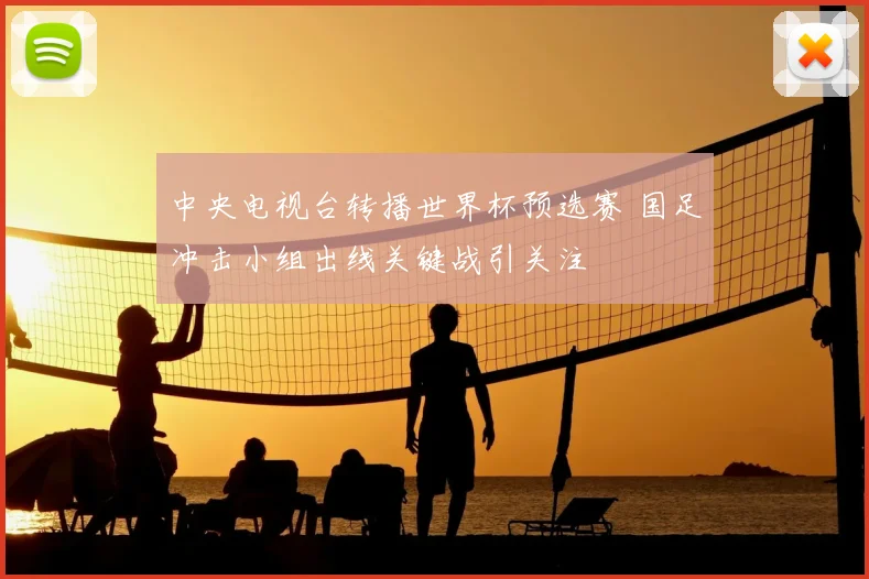 中央电视台转播世界杯预选赛 国足冲击小组出线关键战引关注